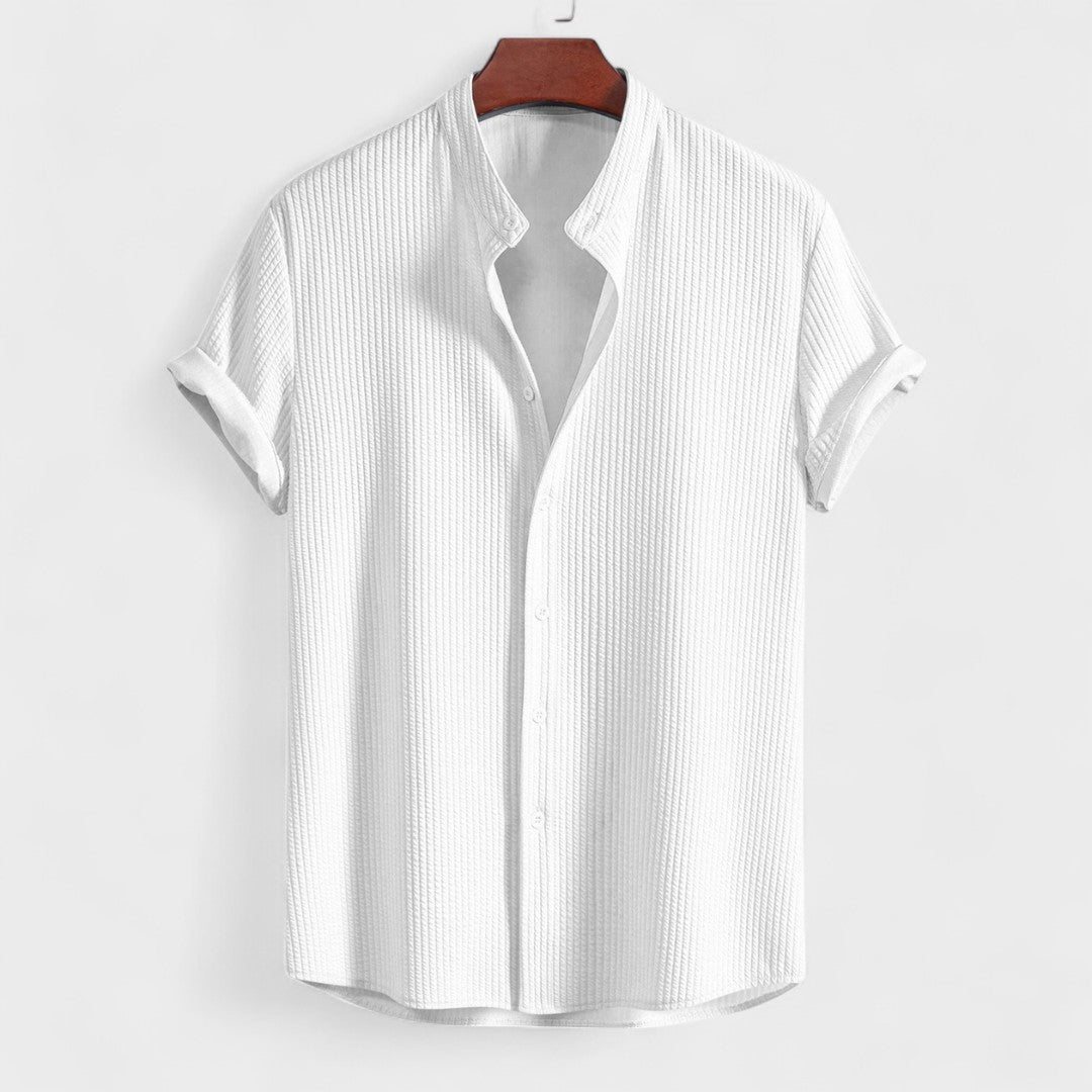 Daniel | Men's shirt with stand-up collar