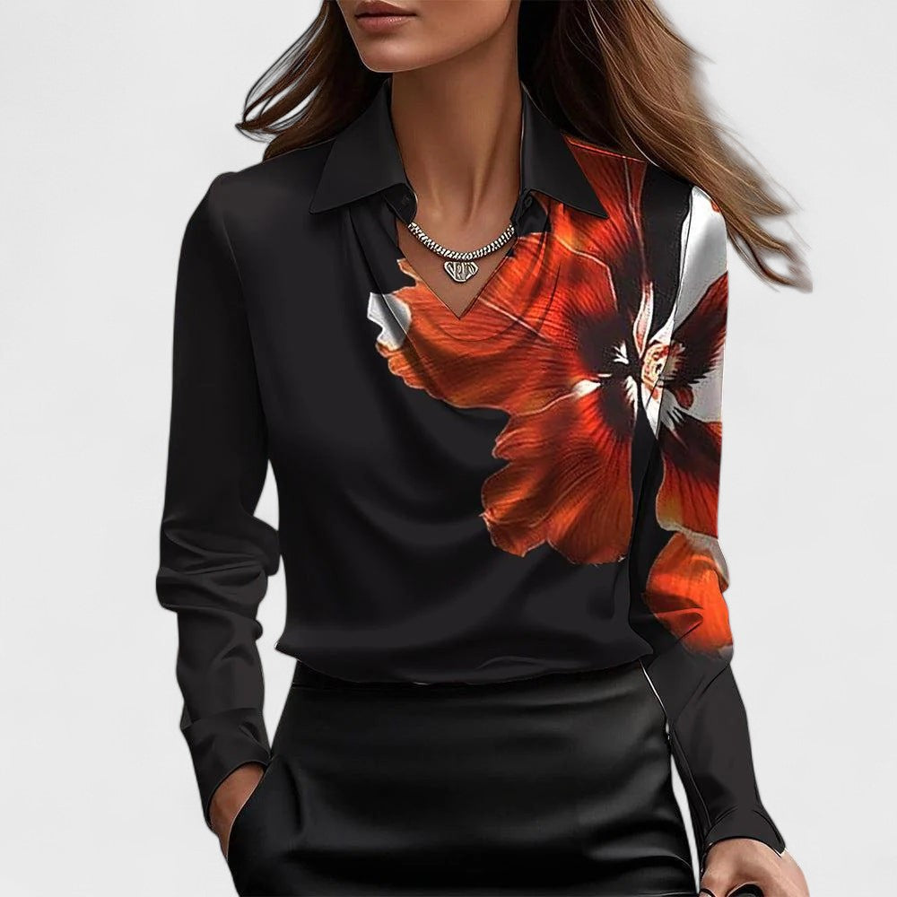 HANNAH | Elegant Satin Blouse