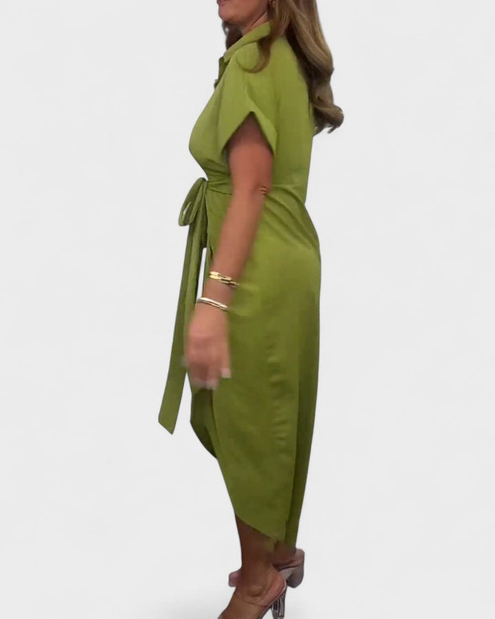 NOA | Elegant Pleated Dress