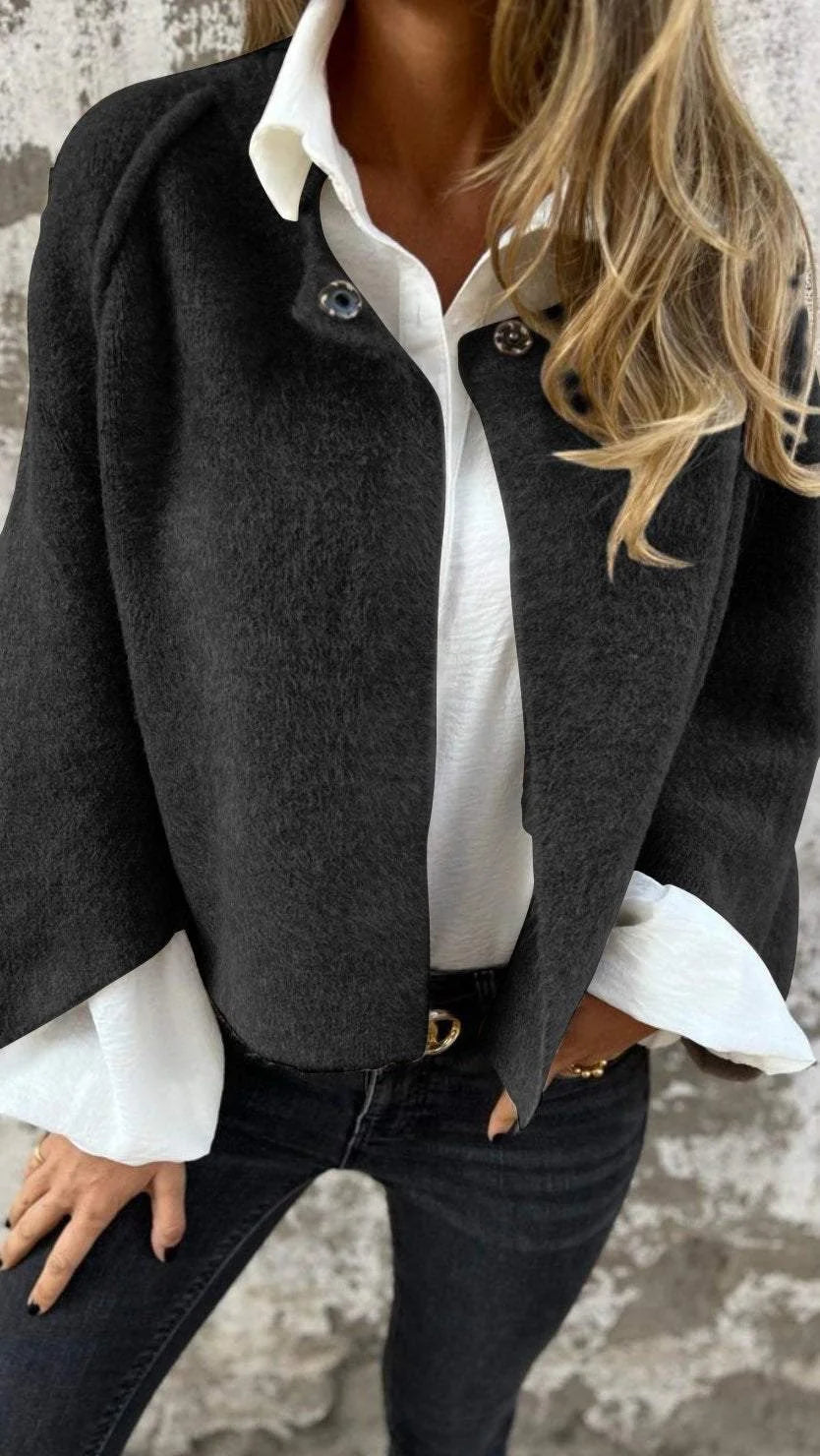 IVY™ - Round Neck Wool Coat