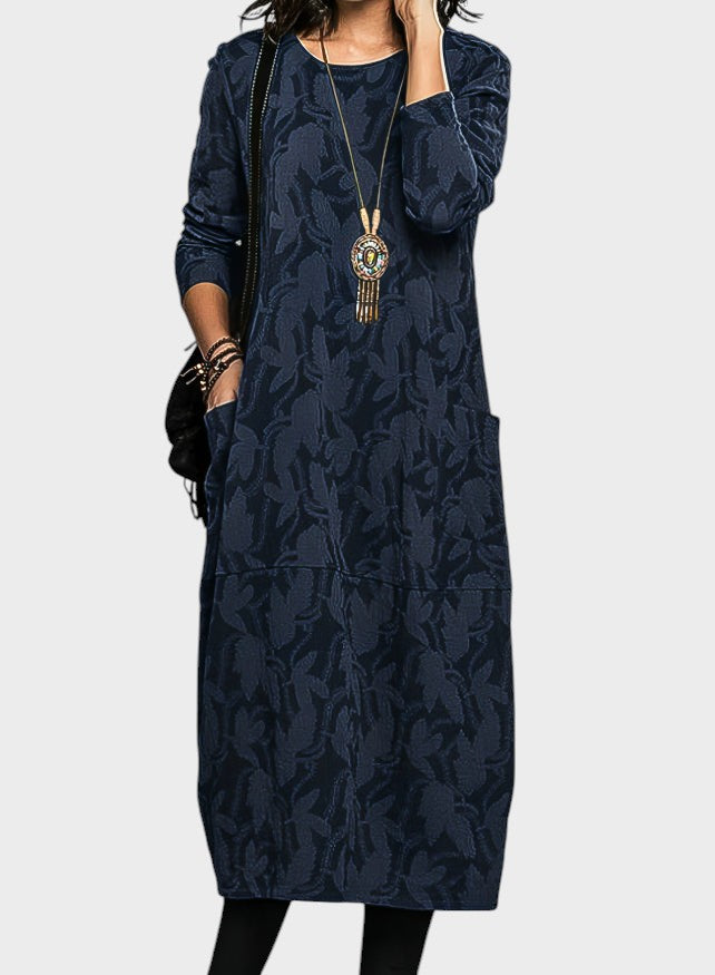 Cassie™ - Casual Round Neck Winter Dress