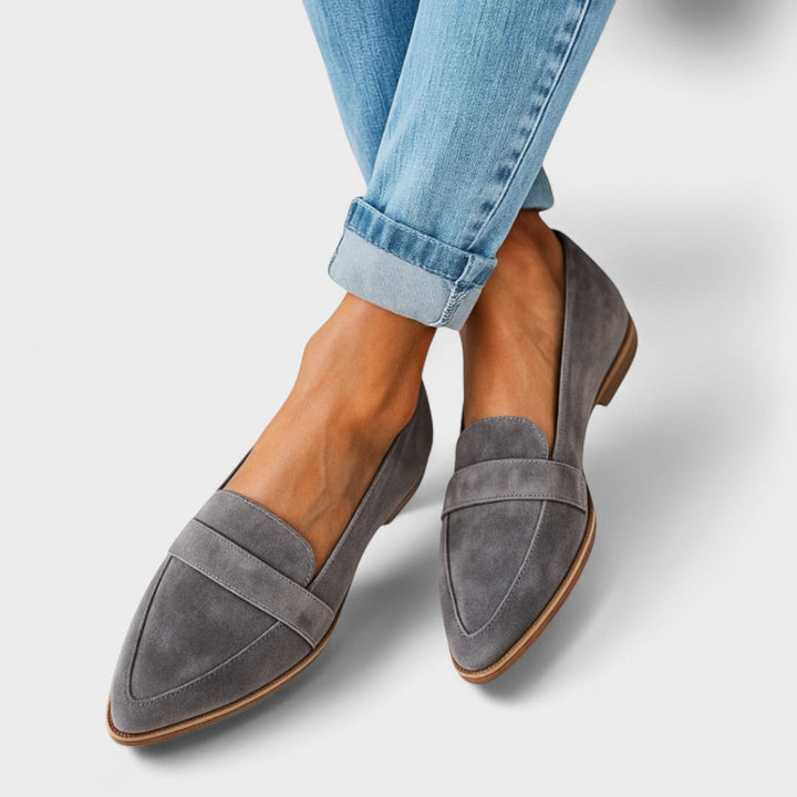Imogen | Mocha Suede Ankle Boots