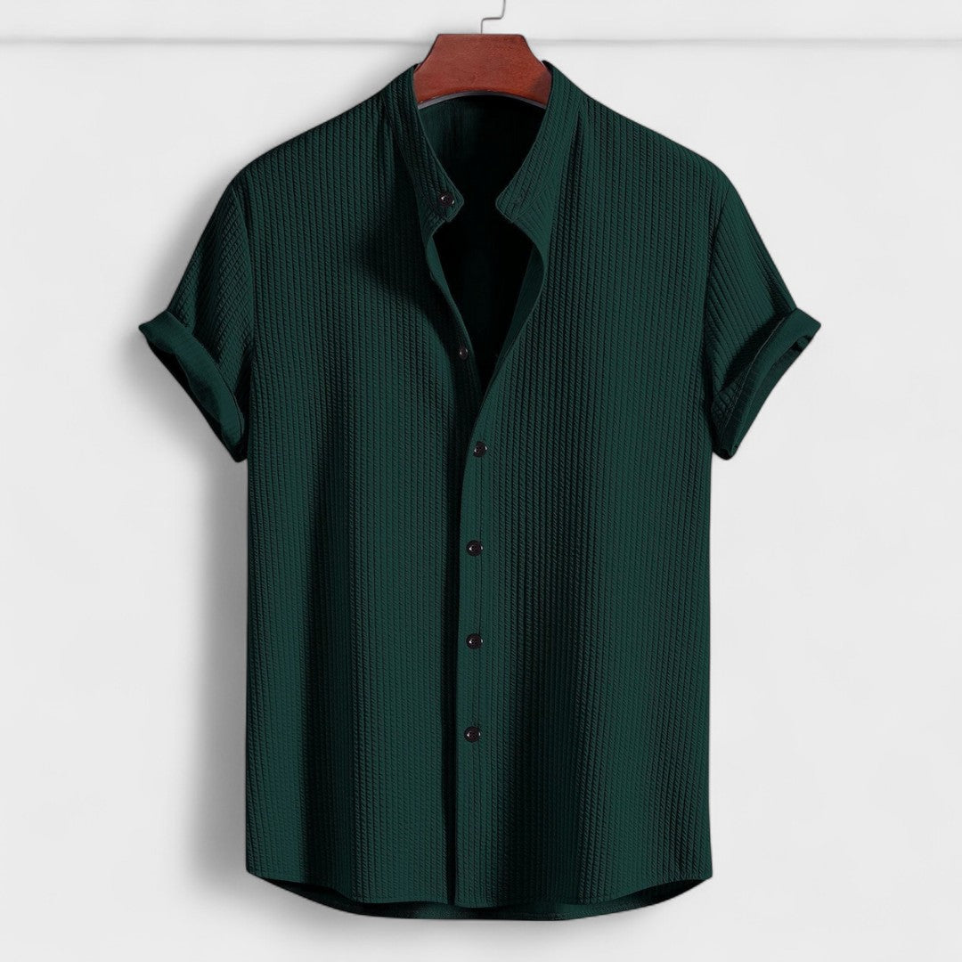 Daniel | Men's shirt with stand-up collar