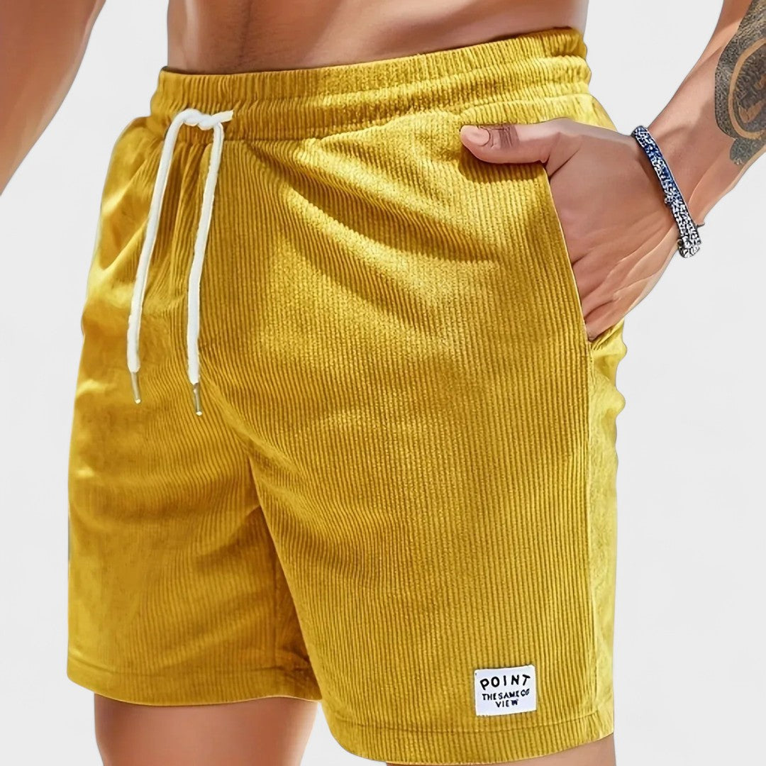 Elliott | Velvet shorts with light stretch