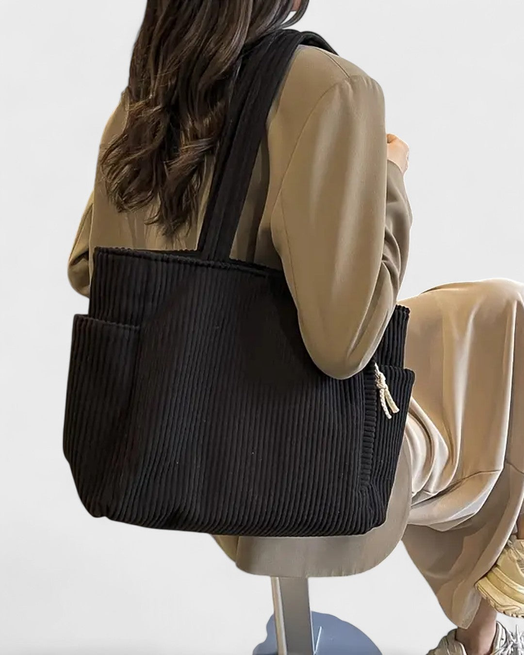 AISLING | Ribbed carrier bag