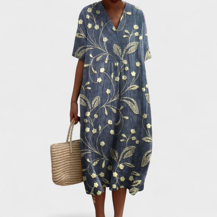 ODA | Elegant Floral Dress