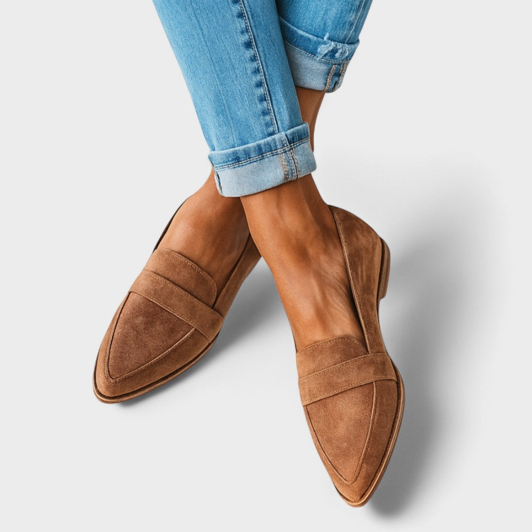 Imogen | Mocha Suede Ankle Boots
