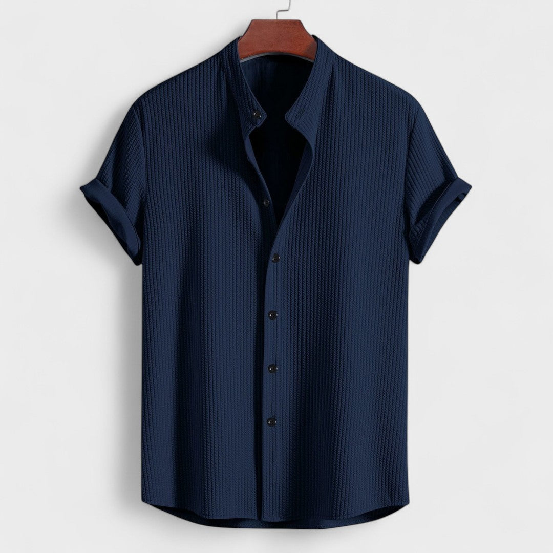 Daniel | Men's shirt with stand-up collar