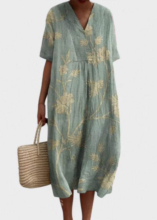 MALENE | Patterned Summer Dress
