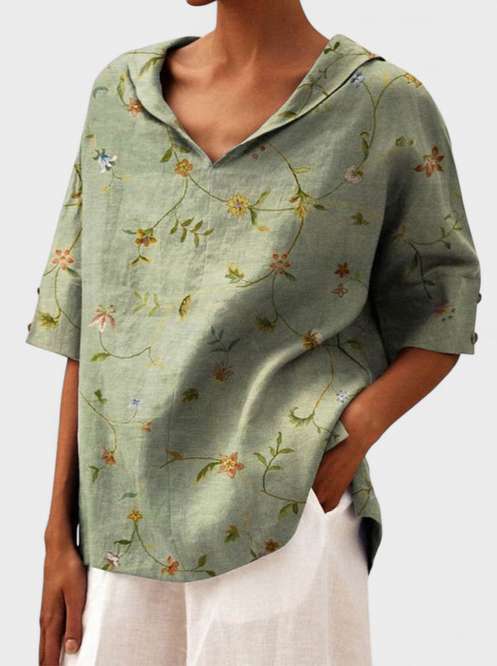DEVON | Elegant top with V-neck