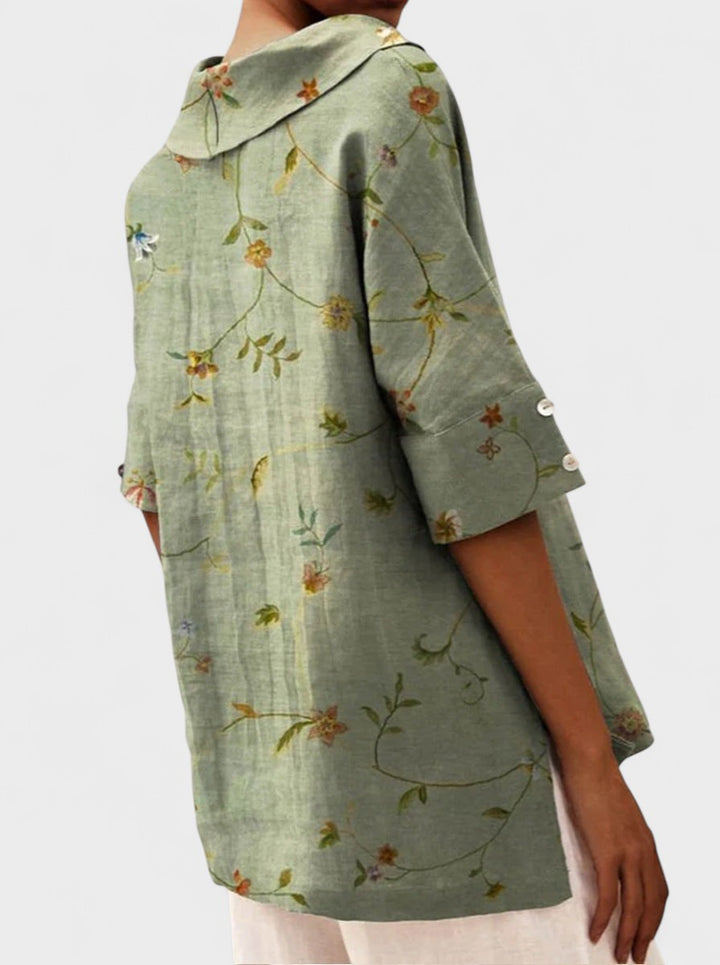 DEVON | Elegant top with V-neck