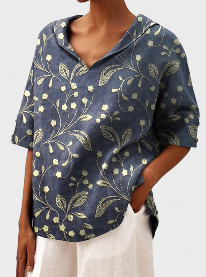 DEVON | Elegant top with V-neck