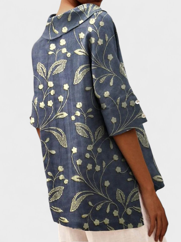 DEVON | Elegant top with V-neck