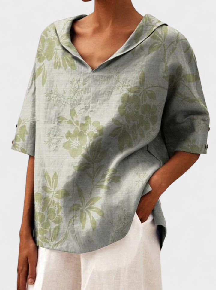 DEVON | Elegant top with V-neck