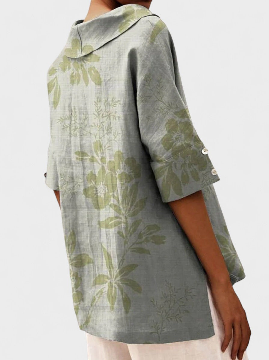 DEVON | Elegant top with V-neck