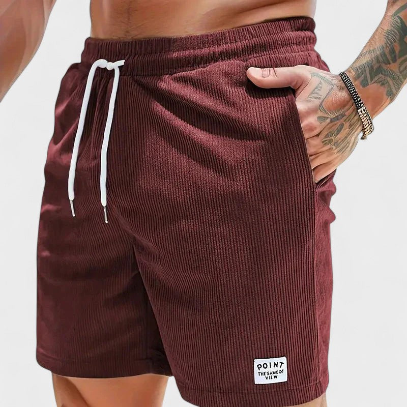 Elliott | Velvet shorts with light stretch