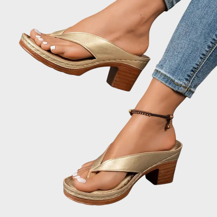 Seren | Orthopaedic House Slippers with Heel