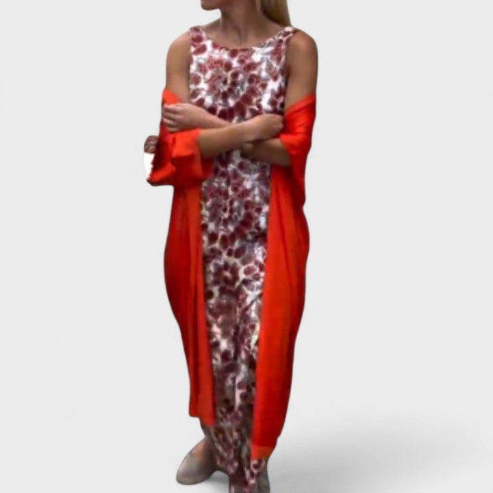 MONA | Elegant Dress with Cardigan