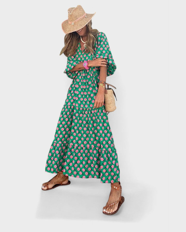 ESTHER | Maxi Bohemian Dress