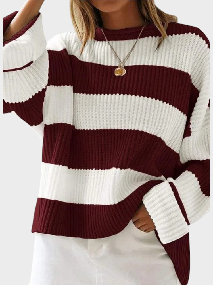 Lily™ | Trendy Knitted Sweater with Stripes