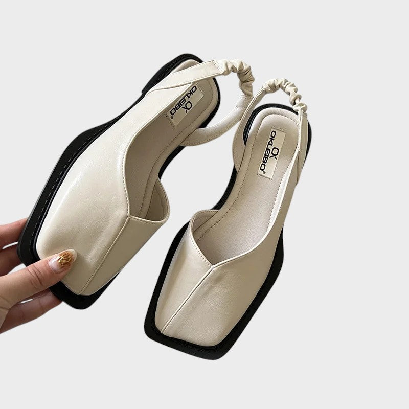 Maisie | Slingback Sandals with Square Toe