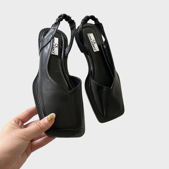 Maisie | Slingback Sandals with Square Toe