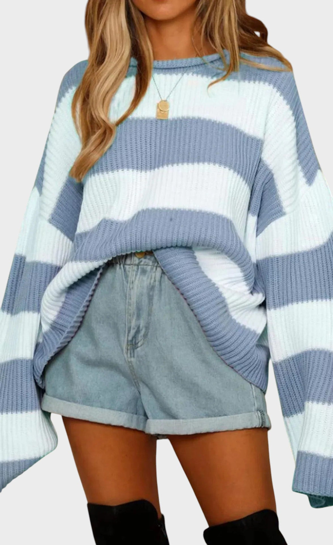 Lily™ | Trendy Knitted Sweater with Stripes