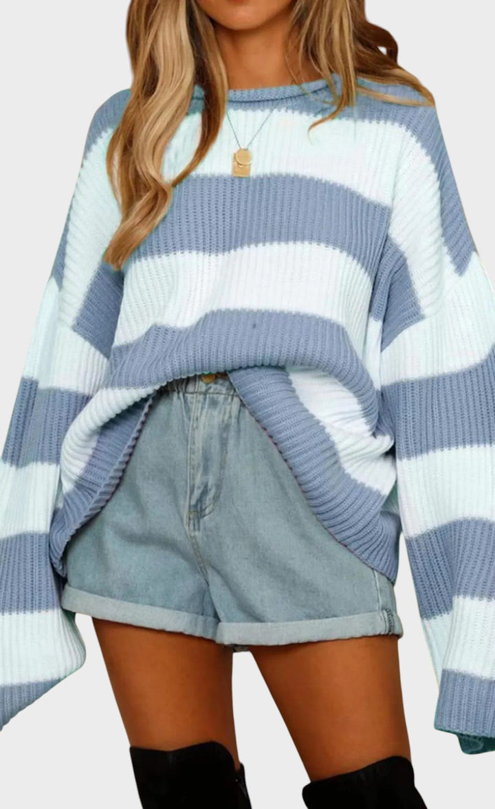 Lily™ | Trendy Knitted Sweater with Stripes