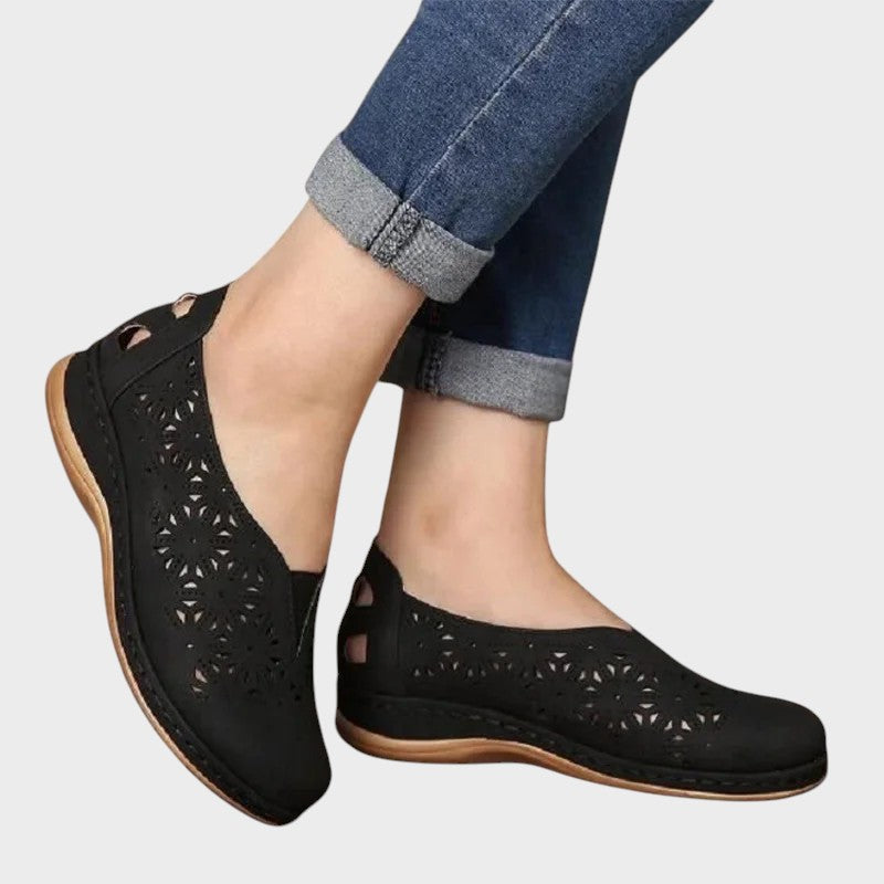 Alice  | Stylish Comfort Shoes with Laser Cutting
