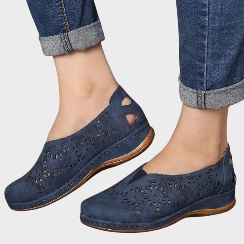 Alice  | Stylish Comfort Shoes with Laser Cutting