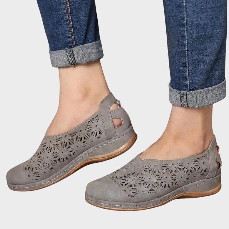 Alice  | Stylish Comfort Shoes with Laser Cutting