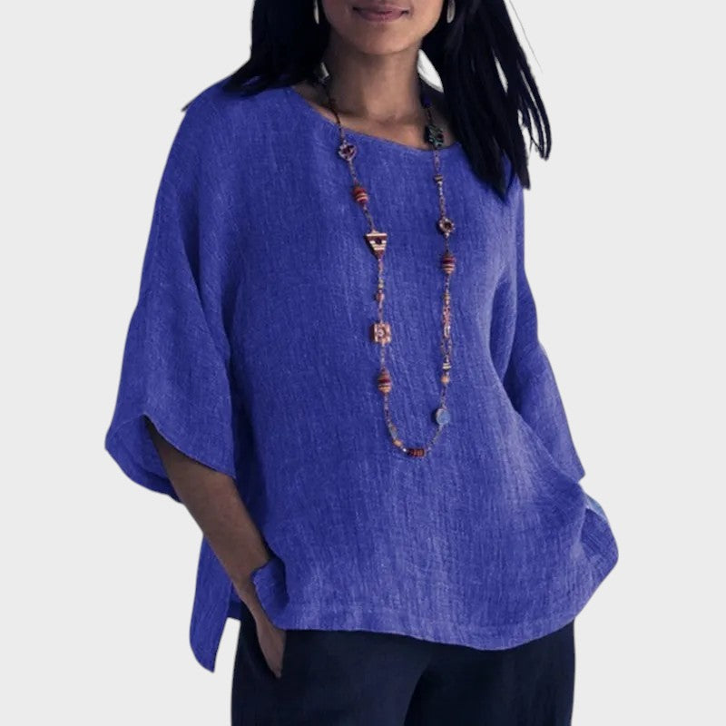 Sophia | Lightweight Linen Blouse