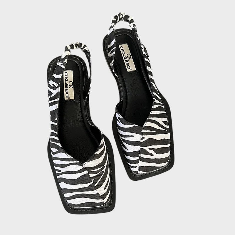 Maisie | Slingback Sandals with Square Toe