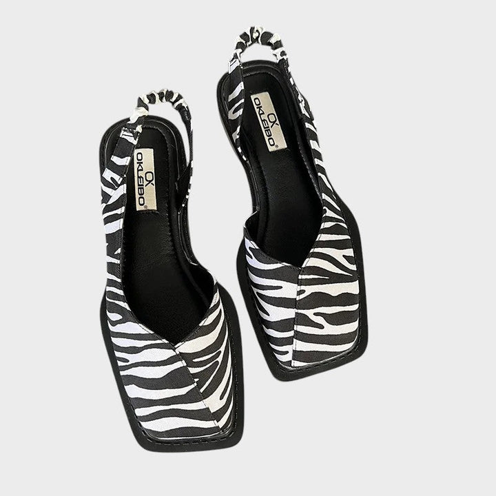 Maisie | Slingback Sandals with Square Toe