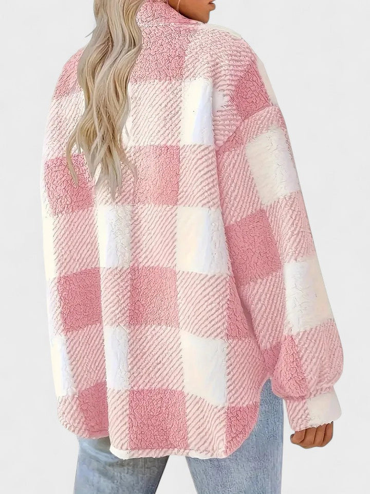 Martin | Stylish Checked Fleece Jacket
