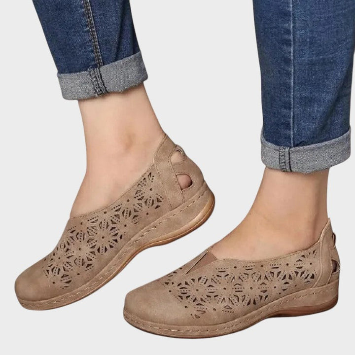 Alice  | Stylish Comfort Shoes with Laser Cutting