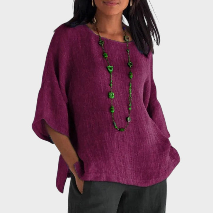 Sophia | Lightweight Linen Blouse