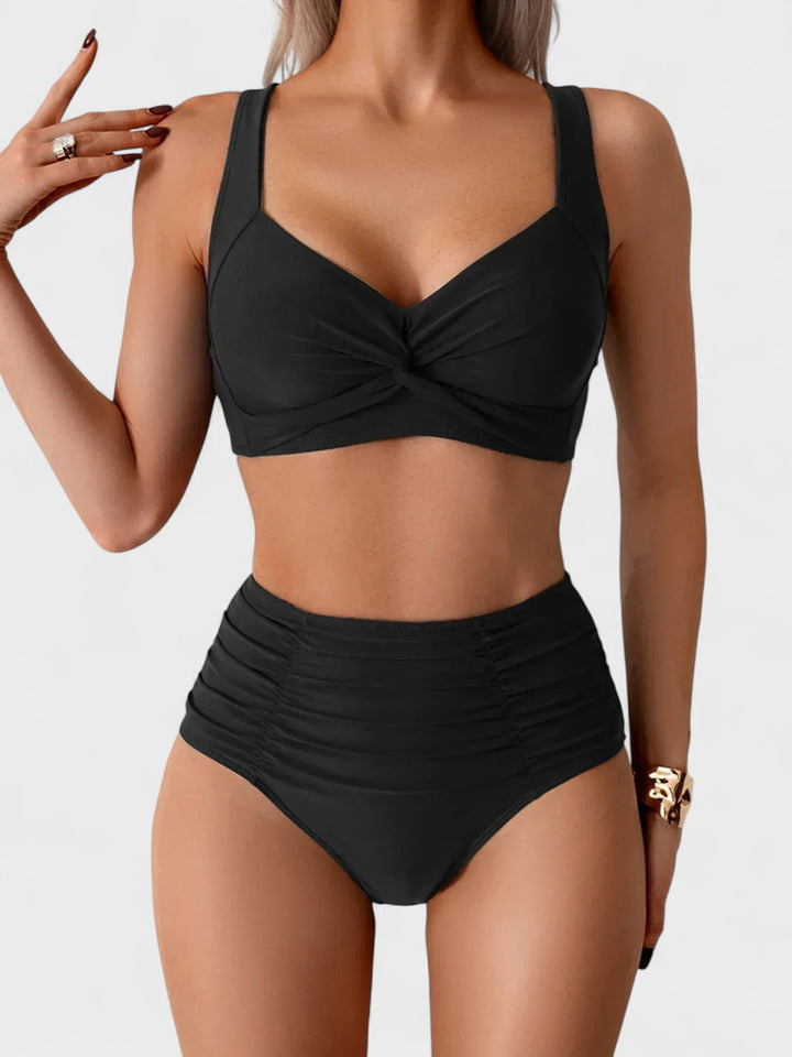 ROMILLY | Ruffled bandeau bikini