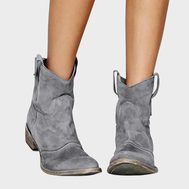 Amelia | Vintage Cowboy Ankle Boots