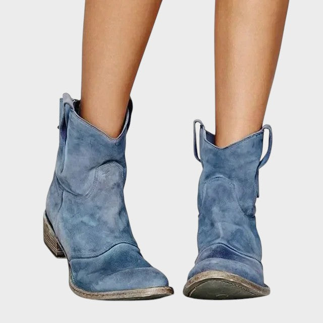 Amelia | Vintage Cowboy Ankle Boots
