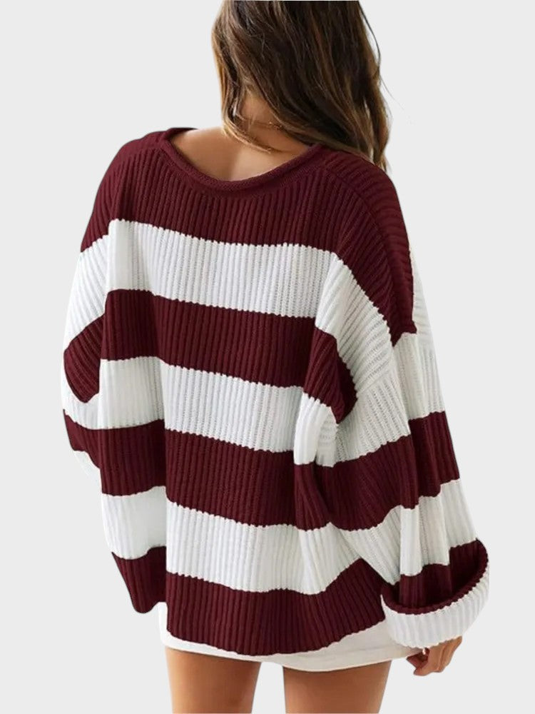 Lily™ | Trendy Knitted Sweater with Stripes