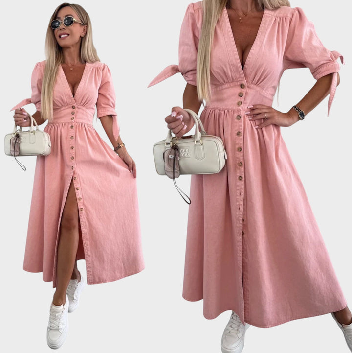 Ava™ | Stunning Denim Dress
