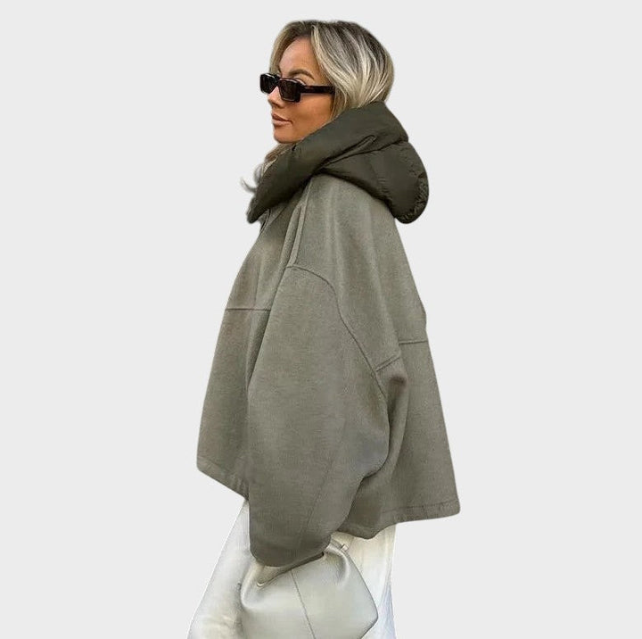 Edith | Cozy Hættetrøje Oversized Jakke