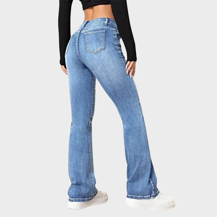 Zelia - Vintage Flare Jeans with Mid Rise