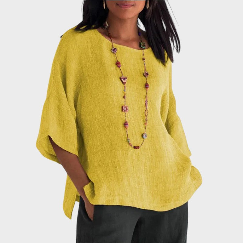 Sophia | Lightweight Linen Blouse