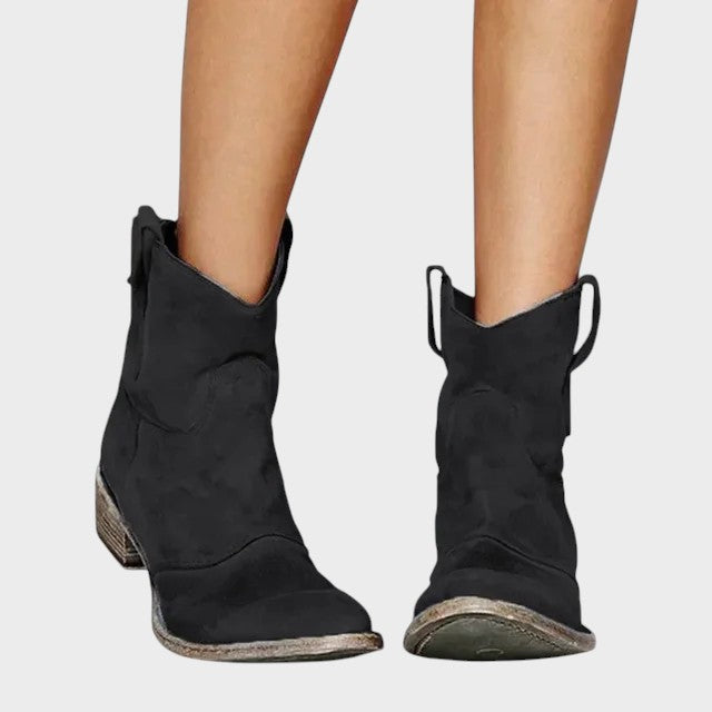 Amelia | Vintage Cowboy Ankle Boots