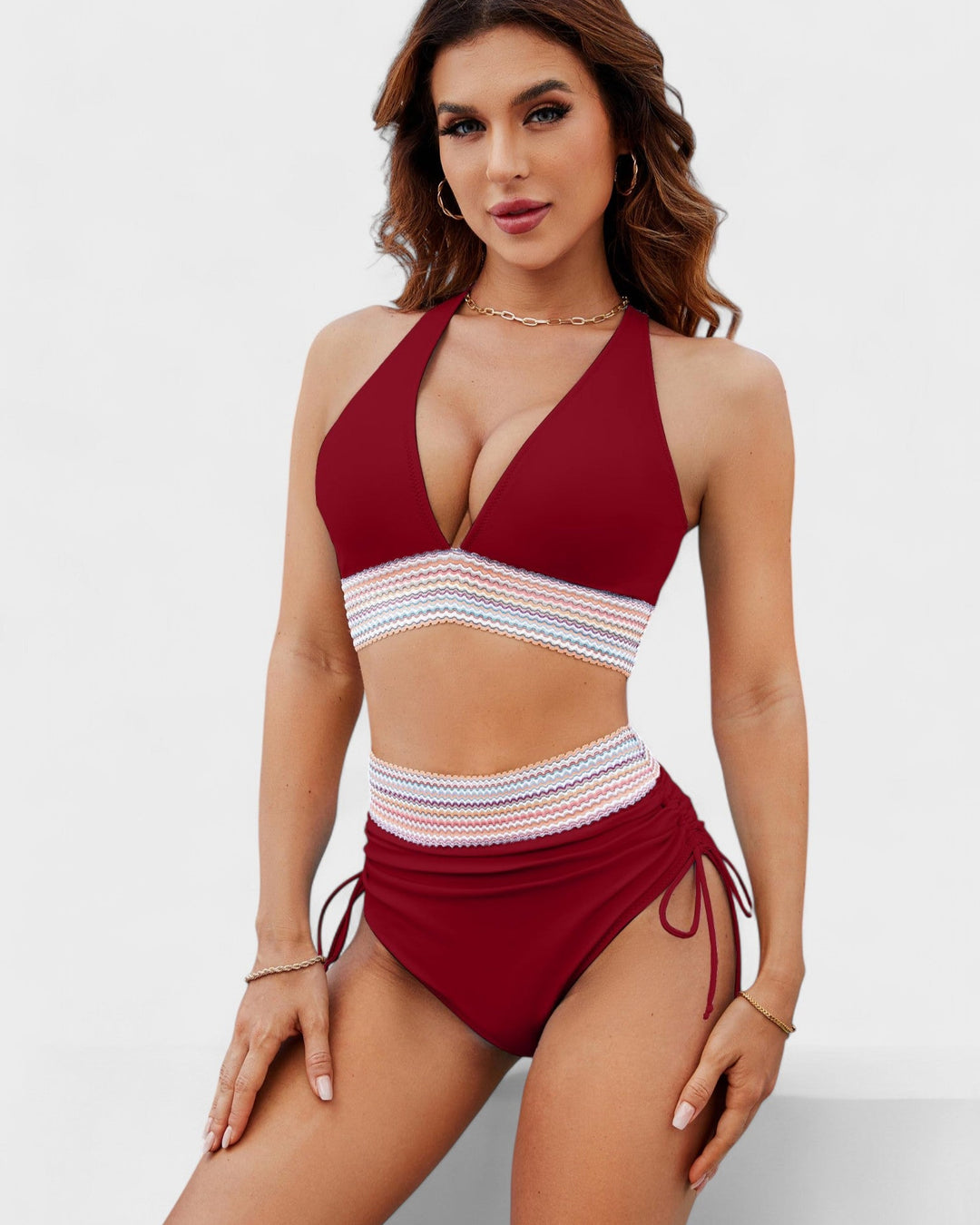 ELSIE | High Waist Bikini Set