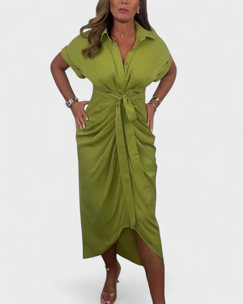 NOA | Elegant Pleated Dress