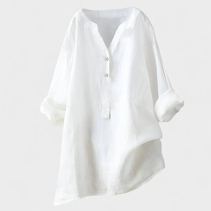 CATHERINE | Linen Shirt with Buttons