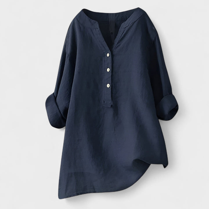 CATHERINE | Linen Shirt with Buttons